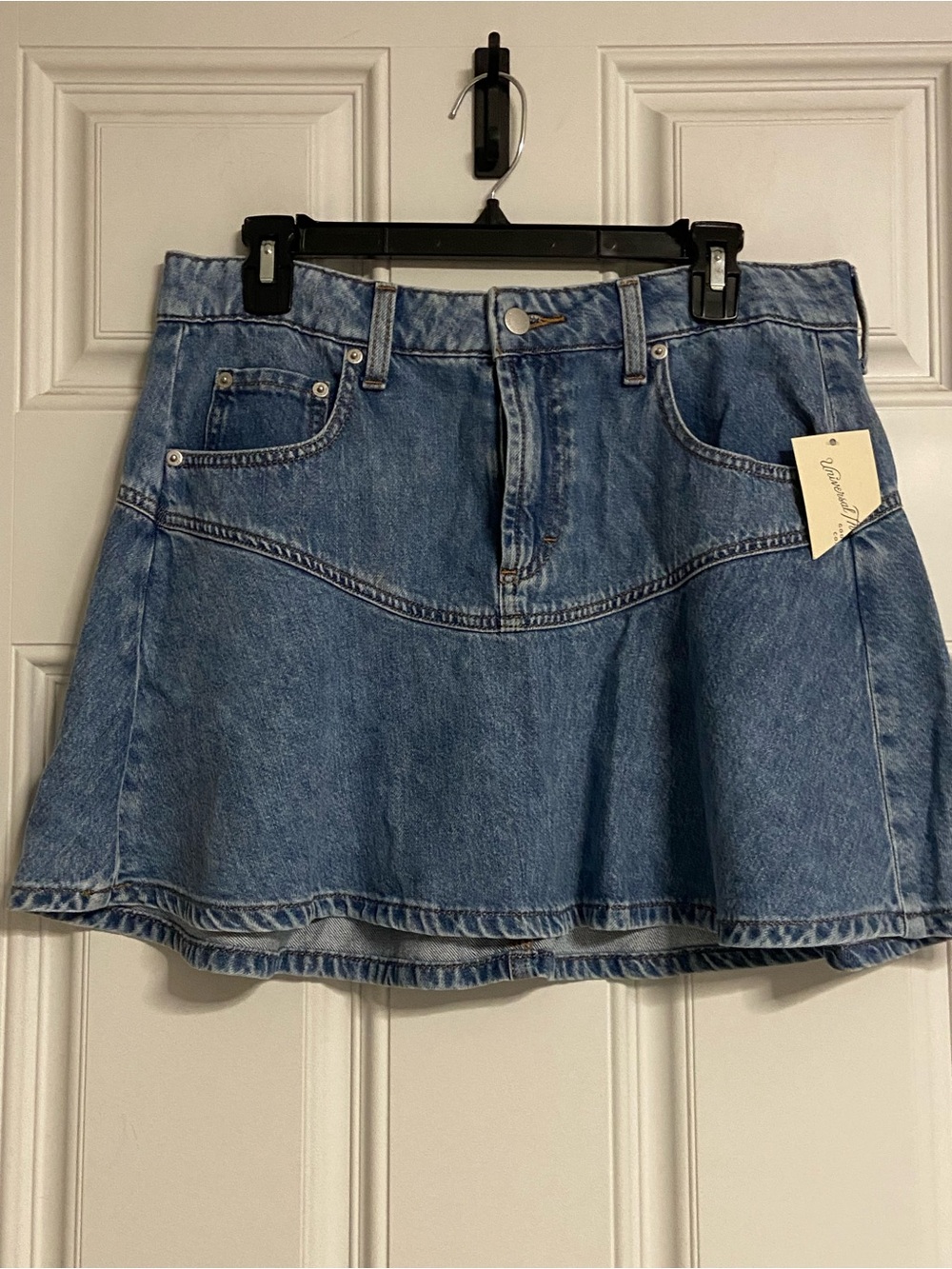 UNIVERSAL THREAD Medium Wash SOUTHWEST COWGIRL Flared Denim Skirt